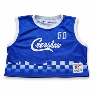 Nipsey Hussle Crenshaw Cropped Jersey XL Headgear Classics Victory Lap 60 Blue